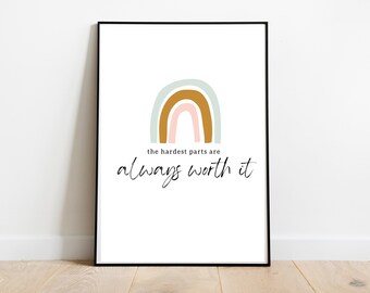 Love Her Song Lyrics | DIGITAL DOWNLOAD | Poster Print | the hardest parts are always worth it | Wall Art | Merch png