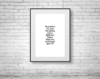 SOS - Song Lyric Quote Poster | Digital Download Only | Wall Art | Poster Print | Jonas Brothers | Jonas Brothers SOS