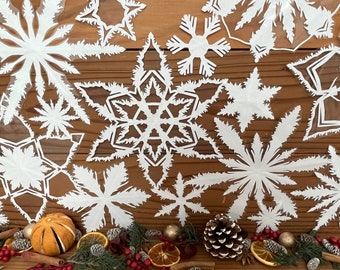 Paper Snowflakes (80 Mixed Size)