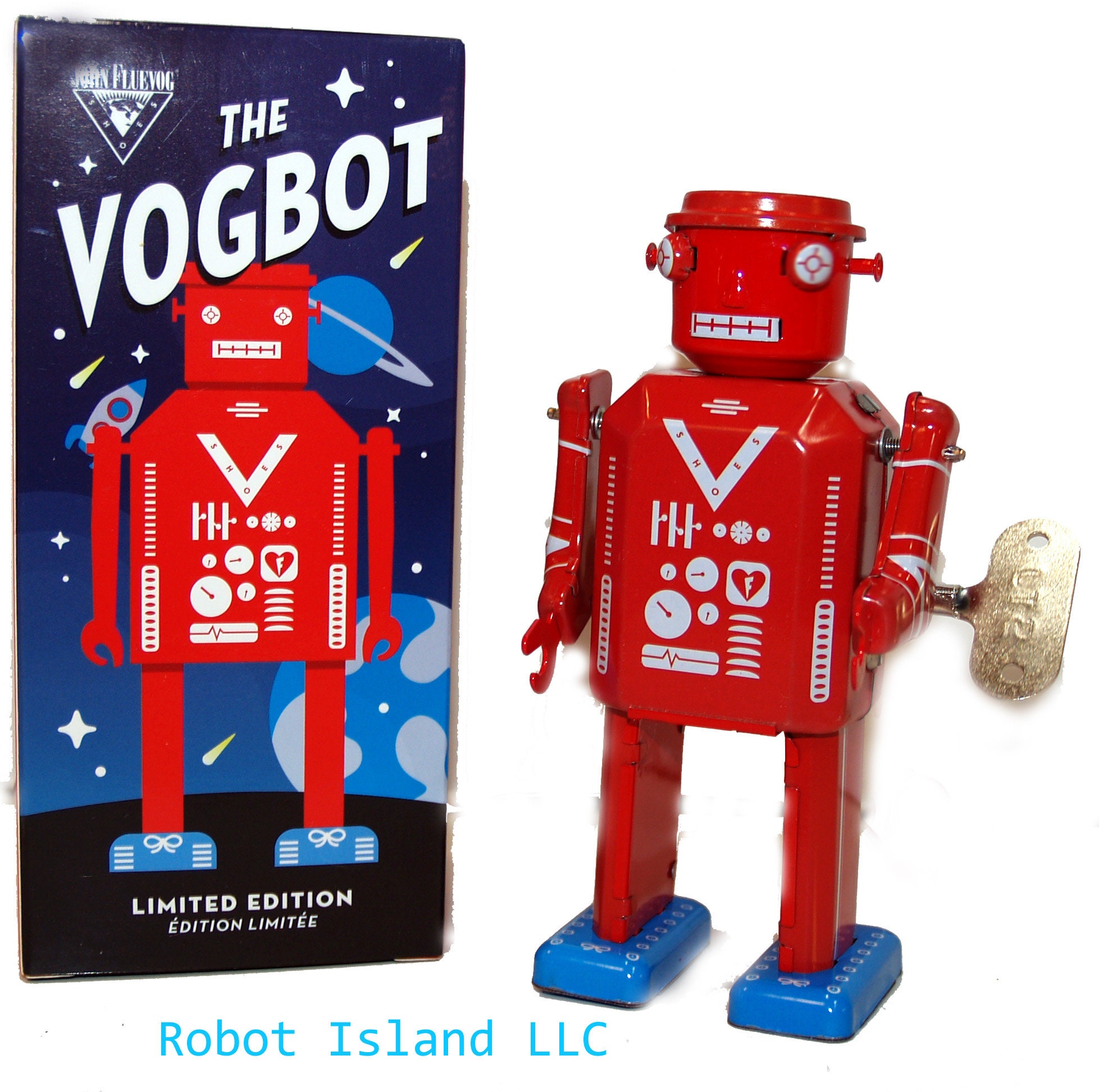 Vogbot Robot Tin Toy Windup Extreme Limited Edition