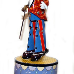 Tap Dancer Gene The Dancing Machine Tin Toy Windup Dancing Toy Vintage Style SALE!