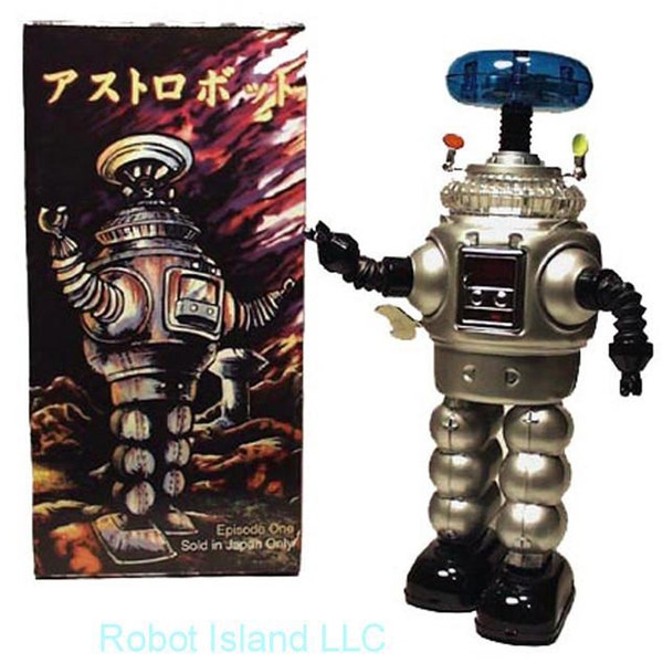 Lost in Space Windup Tin Toy Silver
