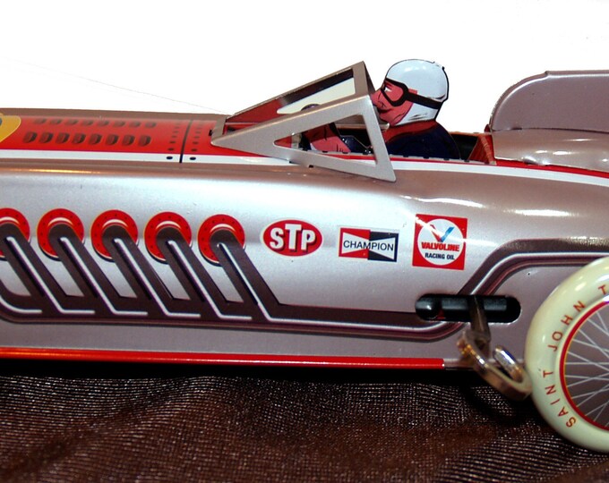 Jet Racer Car Automobile Land Speed Cruiser Tin Toy Windup SALE! - Etsy