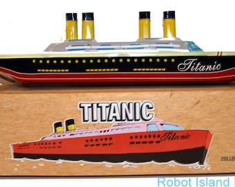 Titanic Toy Ship Putt Putt Tin Boat Pop Pop Boat - SALE!