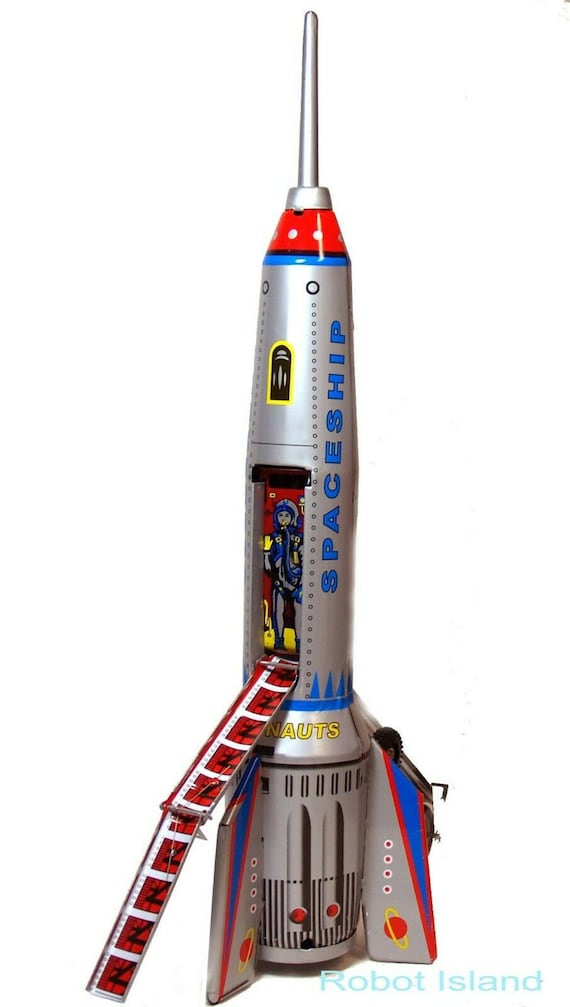 MS378 Vintage Spaceship Skyexpress Friction Powered Rocket MS378 Vintage Spaceship Skyexpress Friction Powered Rocket