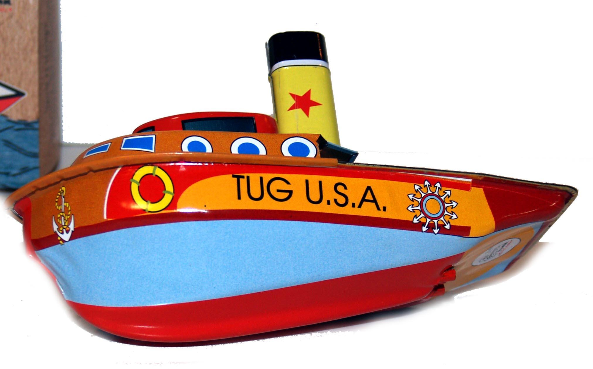 Tug Boat Pop Pop Boat Steam Power USA Pop Pop Tin Steamer SALE Etsy