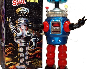 2000年 Schylling Space Man ブリキロボット リモコン玩具 箱入り