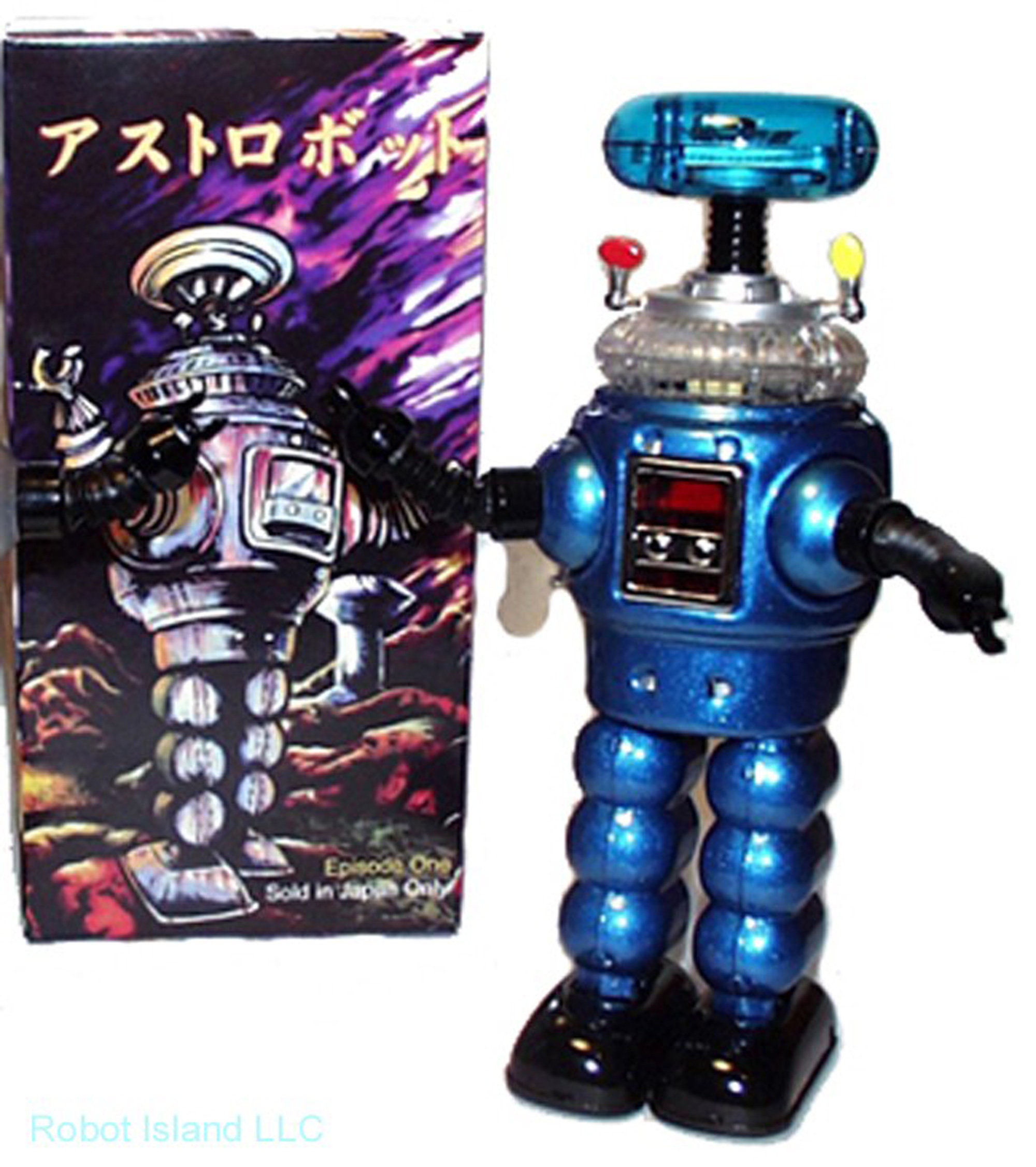 Wind-Up-Astronaut-Walking-Robot-TIN-TOY-USA Seller 