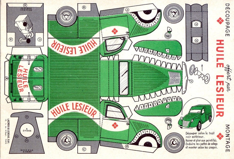 750x Vintage PAPER TOYS Printable Template Images Vols 1-3 - Etsy