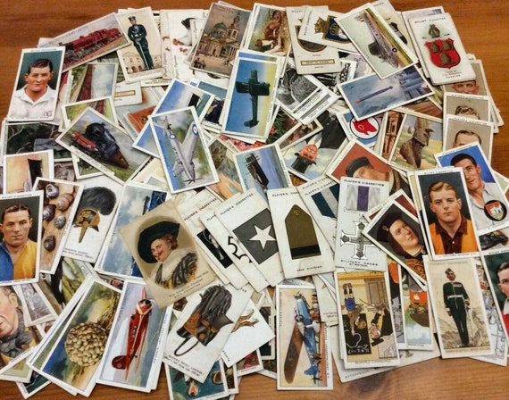 200x Vintage TOBACCO CIGARETTE CARDS