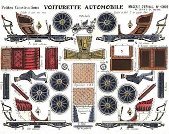 125 Printable TRANSPORT Paper Toys. Cut-Out Template Images of Ships Trains Planes Cars