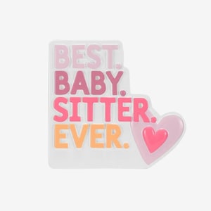 Child-Best Babysitter Ever personalized christmas ornament, custom name keepsake ornament, Caregiver, Day-care, Nanny, Governess, 2025
