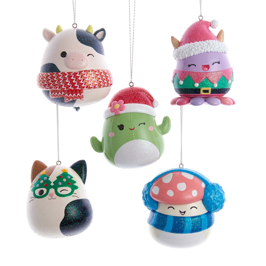 Squishmallows® Friends Ornaments, Personalized Ornaments, Christmas