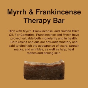 Myrrh and Frankincense Therapy Bar