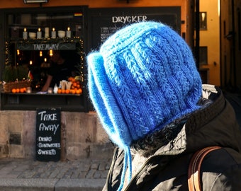 Vienna Balaclava Digital knitting Pattern - ENGLISH