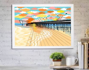 The Pier / DIGITAL / PRINTABLE / Wall Art
