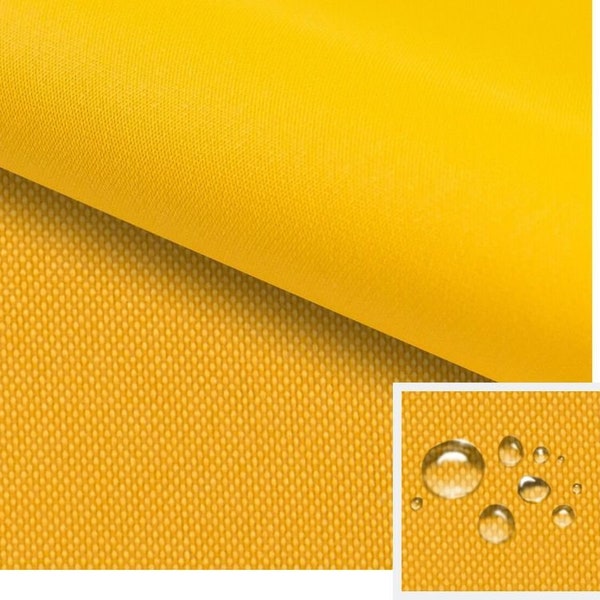 Tissu imperméable Codura - Jaune soleil