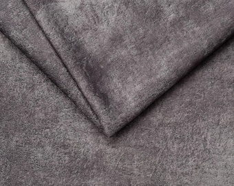 Tessuto da tappezzeria Infinity Velour - Grigio