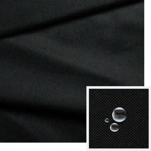 Tela acolchada de doble cara, color negro, 2 onzas, impermeable, chaquetas  suaves, vestido, ropa de cama para mascotas -  México