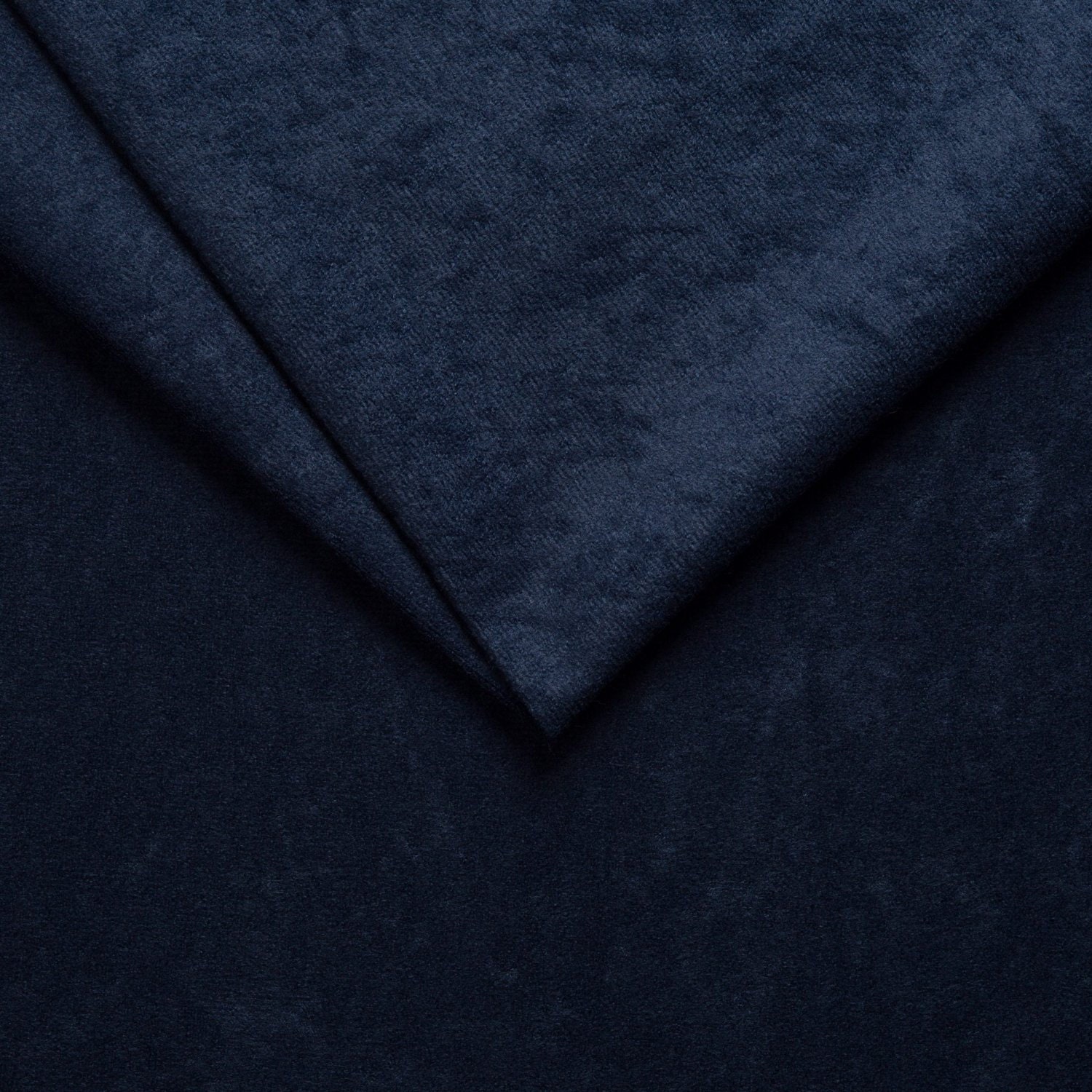 Microfiber Dark Navy Blue Upholstery Fabric by the meter