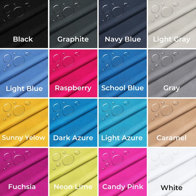 Waterproof Outdoor Fabric Oxford, Oxford PU, Colorful Water Repellent Garden Fabric by the meter image 2