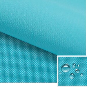 Tessuto Idrorepellente Blu Navy - Venduto Al Metro - Impermeabile Leggero - 5