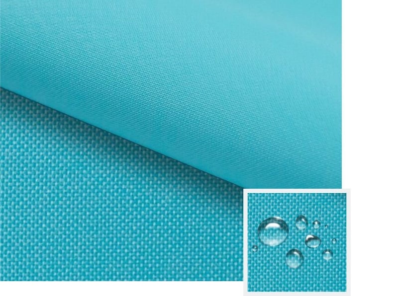 Waterproof Fabric Codura Light Turquoise image 1