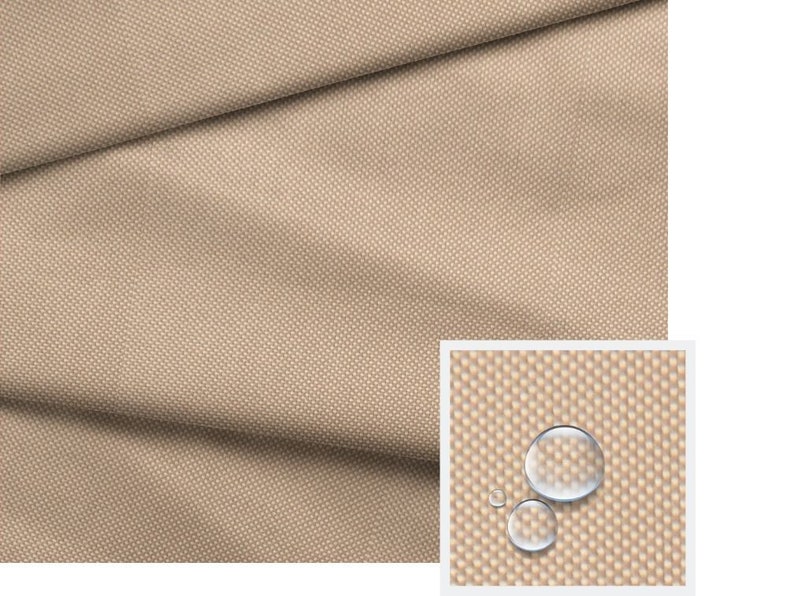 Waterproof Fabric Oxford Cappuccino image 1