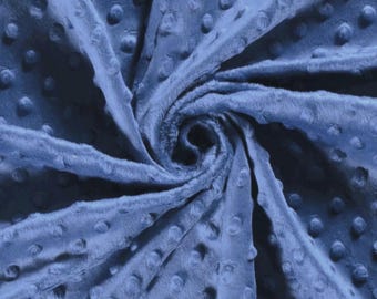 Minky Fabric - Dark Blue 300 g