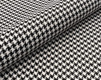 Upholstery Fabric Houndstooth - Black