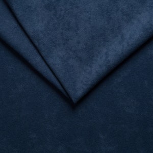 Microfiber Navy Blue Upholstery Fabric by the meter