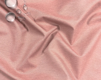 Water Resistant Fabric Oxford Melange - Dark Pink