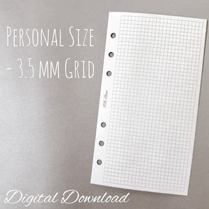 PERSONAL Size - 3.5mm Grid (DIGITAL DOWNLOAD)