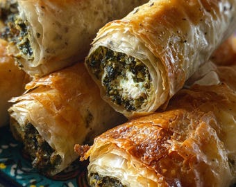 The Best Recipe For Golden Spinach and Ricotta Puff Rolls, Download.