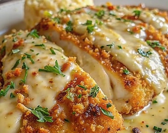 Homemade version of Longhorn Steakhouse's Parmesan Crusted Chicken Recipe | Digital Download