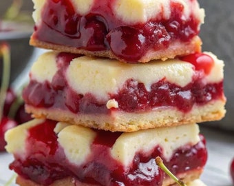 RECIPE For Cherry Bars | Digital Download.
