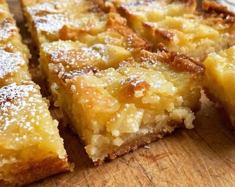 Easy Pineapple Coconut Bars Recipe | Tropical Dessert PDF | Instant Download