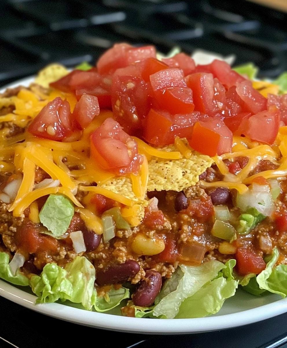 Recipe For Emily's Excellent Taco Casserole l DIGITAL DOWNLOAD.