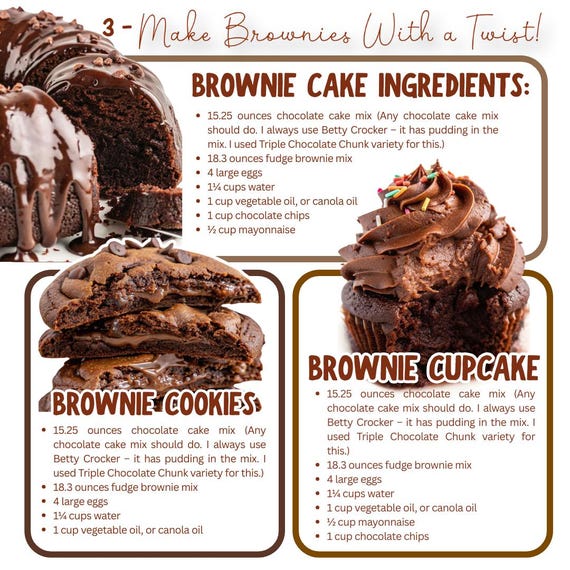 20 Best Brownie Recipes De Betty Crocker - EBook