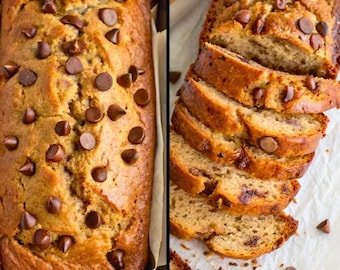 Moist, high-protein banana bread with a healthy twist Recipe | Digital Download