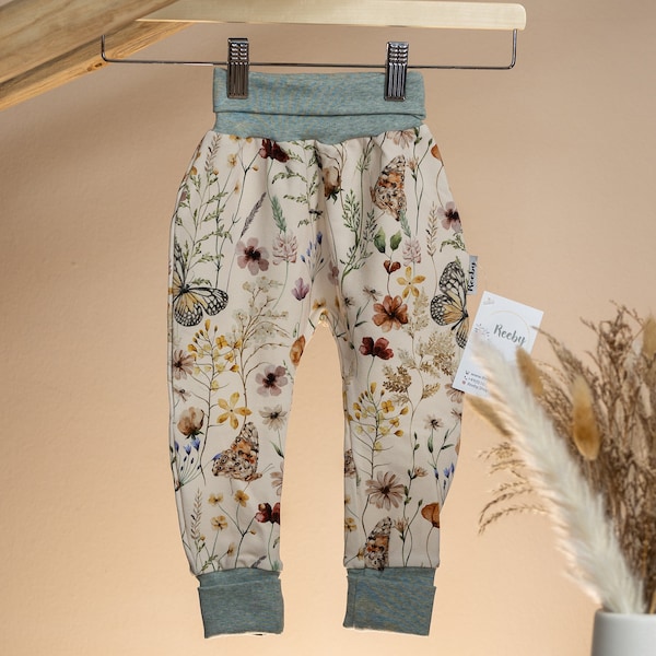 Pumphose, Loungehose, bequeme Hose für Kinder, Schmetterling, Flügelschlag