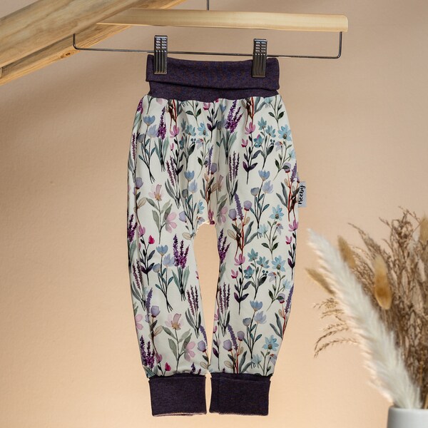 Pumphose, Loungehose, bequeme Hose für Kinder, Garden of Heaven,Blumen