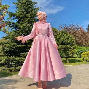 Dress muslimah princess clearance cut