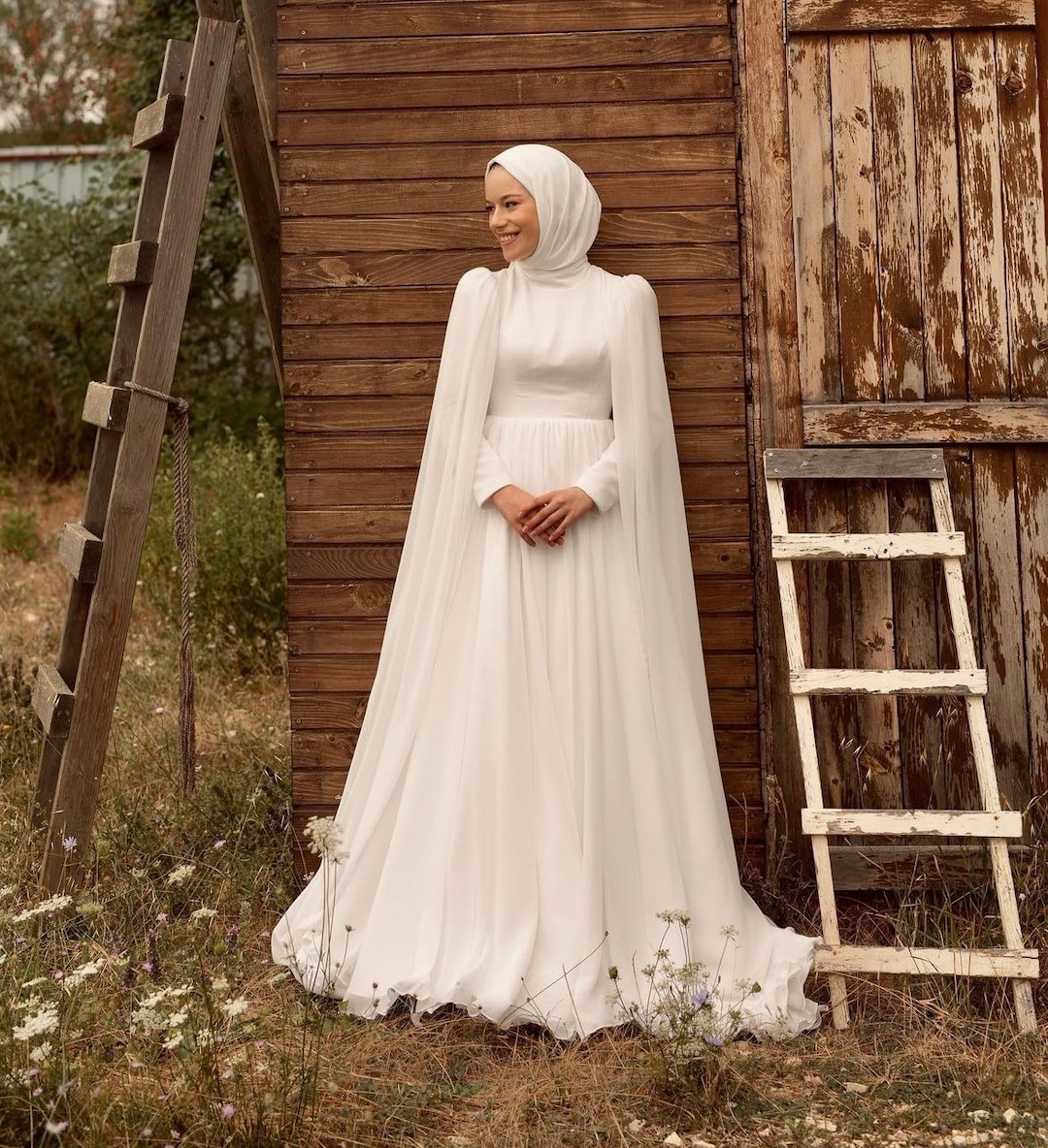 Arab Wedding Wedding Dresses For Hijab Baju Nikah Arabic Style