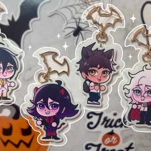 Danganronpa Halloween Glow-in-the-Dark Acrylic Charms