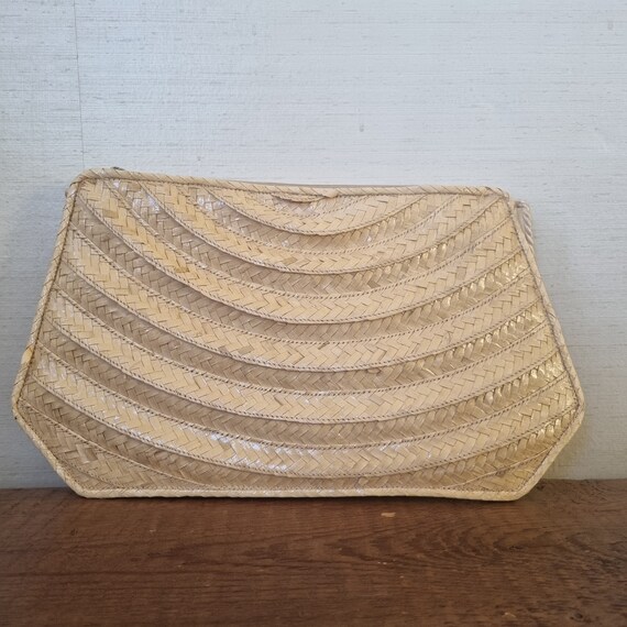 Palm Envelope Clutch - Vintage - Made in the Phili