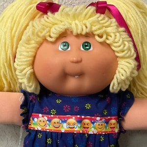 Cabbage Patch Kid Girl 25th Anniversary Head Mold #5 Lemon Hair Green Eyes 2008 Collectors Doll Limited Edition Collectibles Girls Gifts