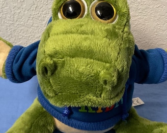 Pluszowy aligator w zoo na Florydzie, bluza z kapturem, pluszowe zabawki, pluszowe aligatory, pluszaki, prezenty dla mamy, taty, dziewcząt i chłopców