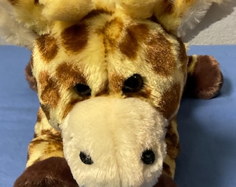 Jirafa de peluche Flopsie acostada Animales de peluche Juguetes de peluche Museo de la Biblia Washington DC Animales de peluche Juguetes de peluche Regalo para niñas Niños