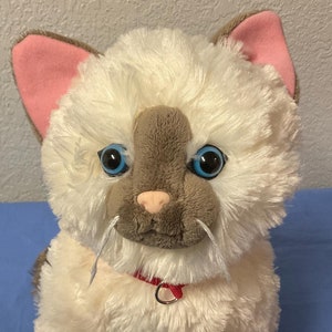 Build A Bear Workshop Plush Cream & Brown Kitty Cat BAB Stuffed Animals Plush Toys Plushies Stuffies Gifts For Girls Boys Daughter Her Son